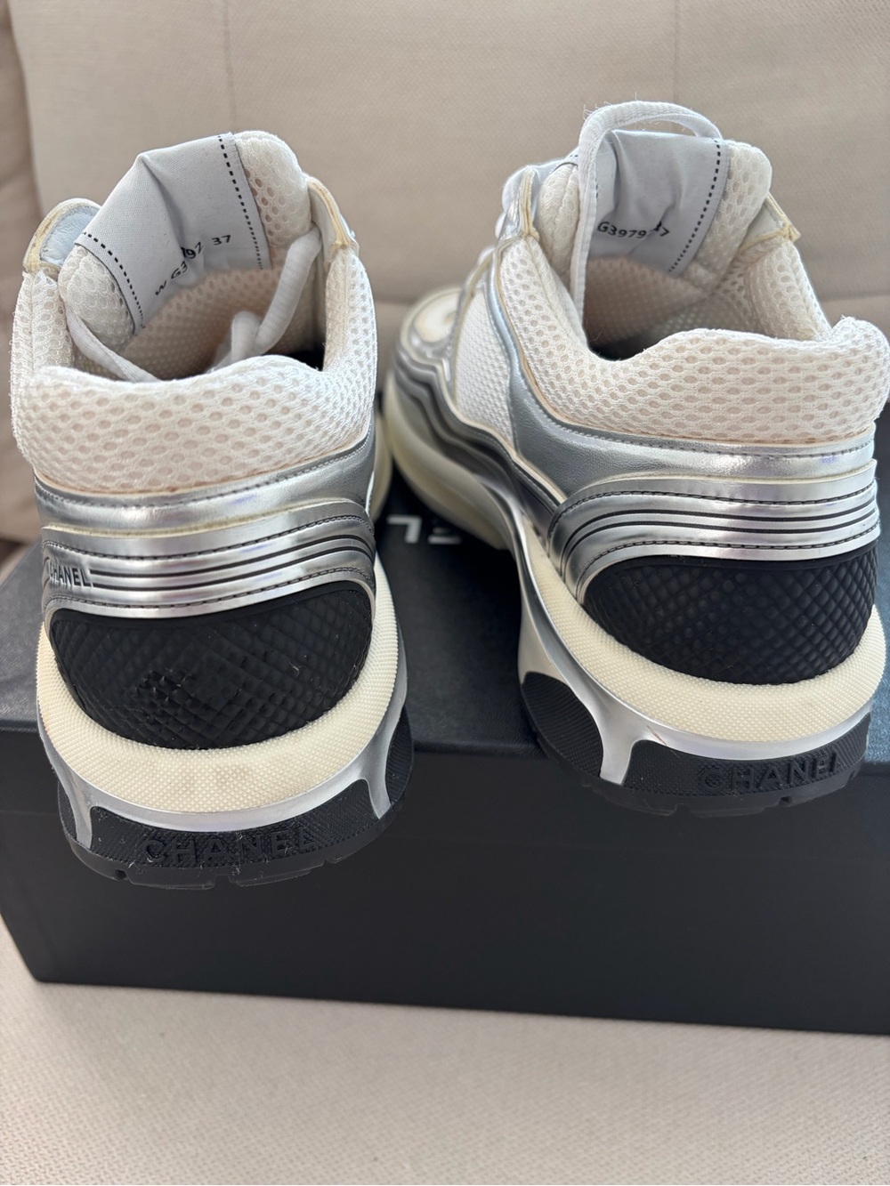 Chanel Sneakers Sz 37 - Picture 6 of 11